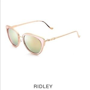 Abella Eyewear rose gold Ridley sunglasses